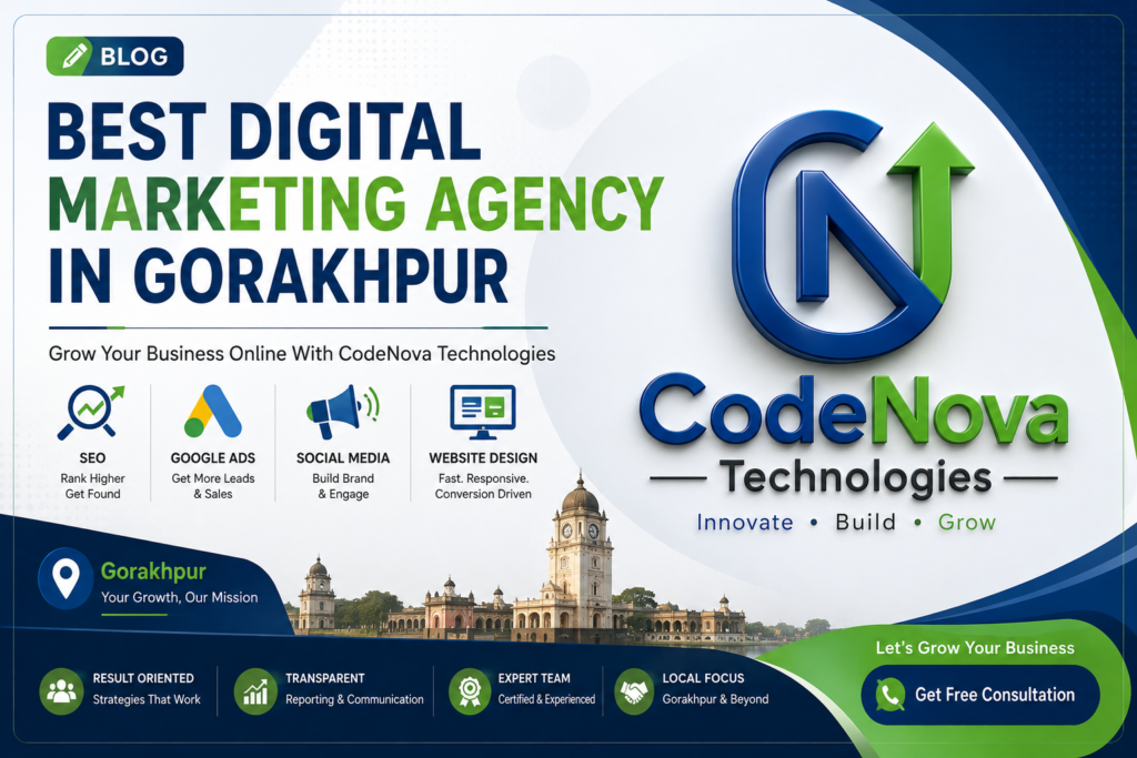 CodeNova Technologies - Best Digital Marketing Agency in Gorakhpur