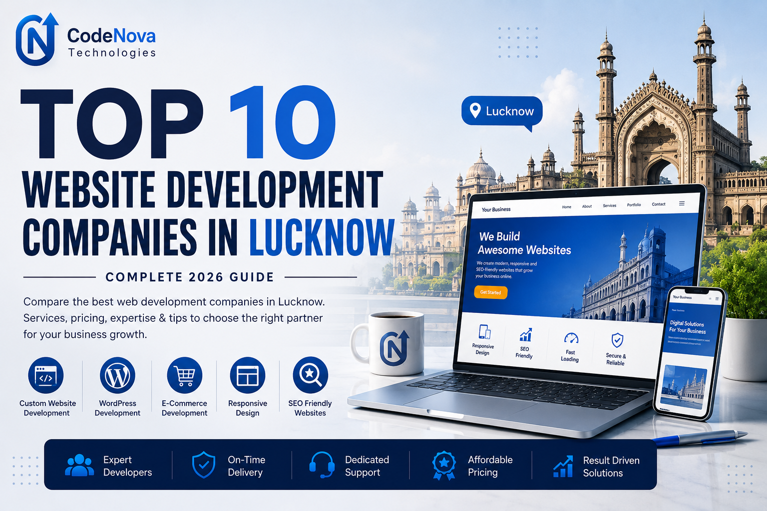 Top 10 Website Development Companies in Lucknow