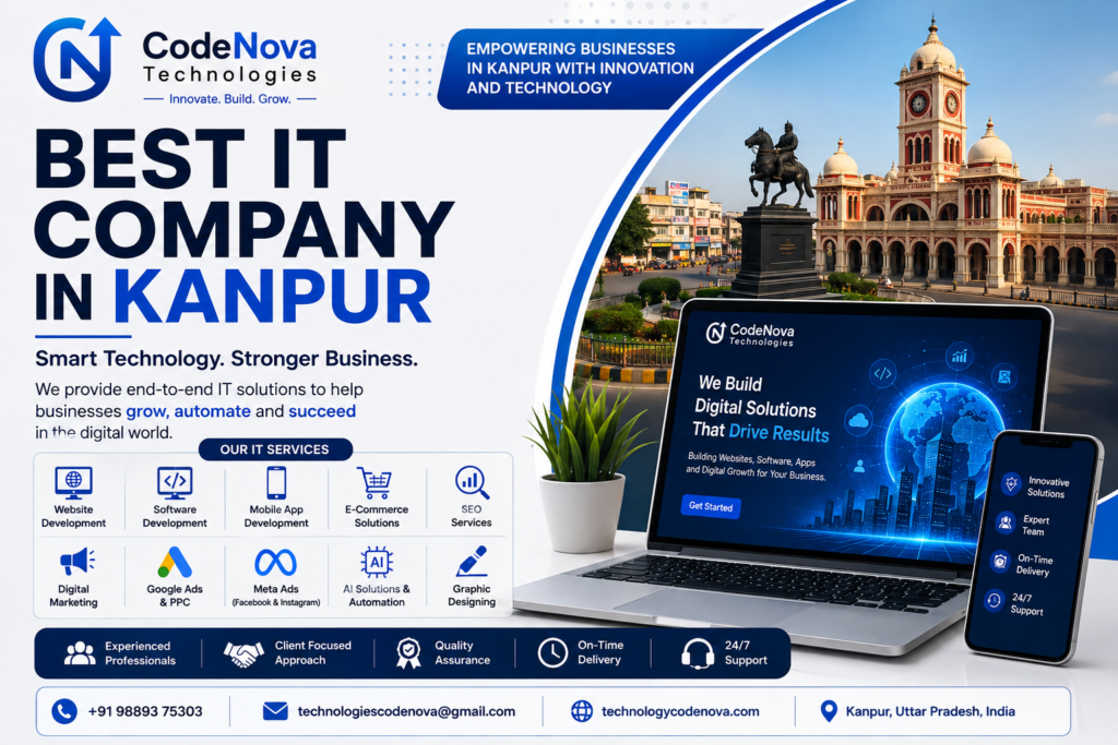 Best IT Company in Kanpur - CodeNova Technologies