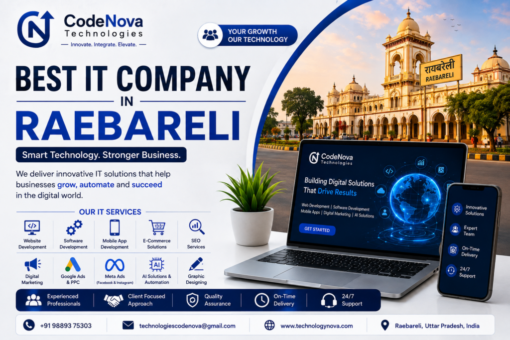 Best IT Company in Raebareli - CodeNova Technologies