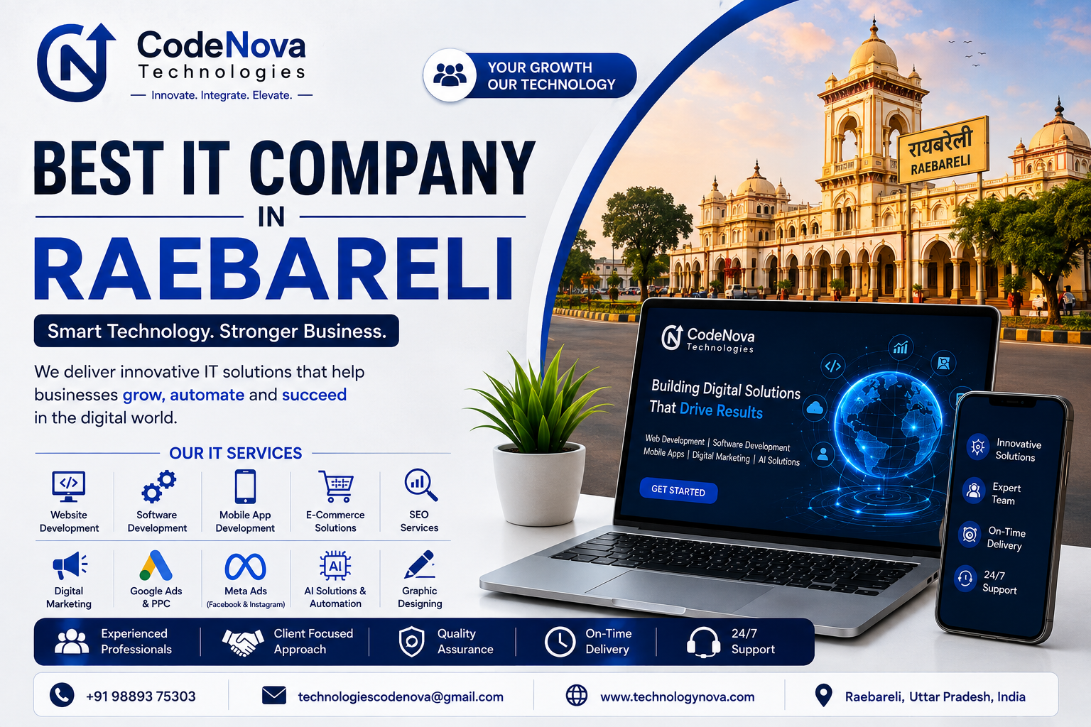Best IT Company in Raebareli - CodeNova Technologies